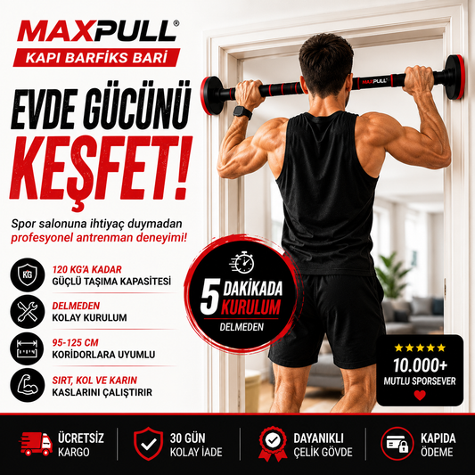 MaxPull™ Ayarlanabilir Koridor Barfiksi